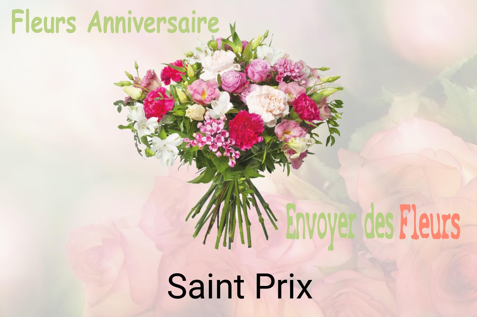 Bouquet de fleurs d’anniversaire livré à Saint-Prix